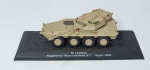 ALTAYA - Coleção Blindados de Combate - Linda miniatura de Tanque de Guerra Italiano - CENTAURO B1 - Reggimento  " Nizza Cavalleria (1) " - Egypt - 2002 - Metal e plástico rígido -  Acompanha revista - Vendido no estado, conforme fotos. Medida total com à base: 17,5 cm comp x 7,5 cm larg x 5 cm de altura.