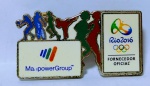 Colecionável - Pin Original  MANPOWER GROUP - Jogos Paralímpicos Rio 2016 - Sem uso - Medida: 4 x 3,5 cm.