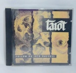 CD - Conservado e original COMPACT DISC - TAROT - FOLLOW ME INTO MADNESS - Ano: 1994 - CBS - Acompanha encarte - Observação: Tampa de plástico está quebrada no fecho. Medida: 14 cm x 12 cm x 1 cm.