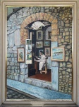 ANTONIO RUGGIERO - Studio AArte di Vizenzo - OST, Assinado no C.I.D. Med.: 70x50cm e com moldura em madeira 79x59cm.