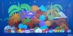 DILA VIDAL - Trancoso/Cena Noturna  - AST assinada, med. 70X140cm - Sem moldura