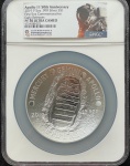 Moeda do EUA - 2019 P - 1 dolar - APOLLO 11 50th ANNIVERSARY - PRATA .999 - 5oz - NGC PF70 ULTRA CAM