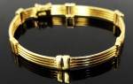 LINDO BRACELETE EM OURO 18K COM FECHO GAVETA COMPRIMENTO 18 CM , PESO 14.44 GR