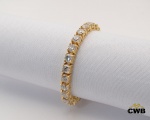 Pulseira RIVIERA Ouro Amarelo 18K com 31 Diamantes de aprox. 53 Pontos cada (aprox. 16,23 Cts), Lapi