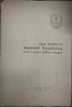 Álbum: Alguns desenhos de Manoel Bandeira para o Arquivo Público Estadual. Recife: Imprensa Oficial,