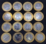 Série com as 16 moedas das Olimpíadas do Rio - MODALIDADE