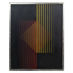 <b>LOTHAR CHAROUX</b><br>(1912-1987)<br>Sem Título<br>Guache<br>Ass. e datado 71, no verso<br>65 x 50 cm