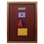 <b>GERCHMAN, RUBENS</b><br>(1942-2008)<br>Piramid<br>Óleo s/ tela<br>Ass. e titulado, no verso<br>97 x 70 cm