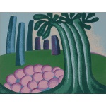 <B>TARSILA DO AMARAL</B><BR>(1886-1973) <BR>Floresta<BR>Serigrafia<BR>35 x 43 cm