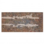 <b>TRAN THO</b><br> (1922-2003)<br>Sem título<br>Técnica mista s/ madeira<br>Ass. cid<br>122 x 244 cm