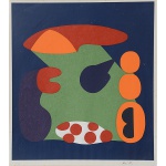 <B>SONIA EBLING</b><br> (1926)<br>Copacabana Beach<br>Serigrafia<br>Tiragem 76/100<br>Ass. cid<br>60 x 52 cm