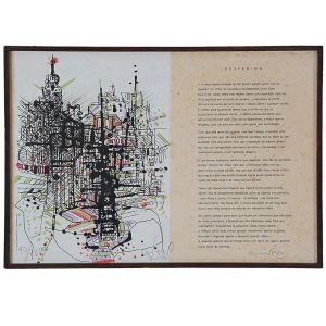 <b>DAREL VALENÇA LINS</b><br>(1924-2017)<br>Sem Título<br>Litografia<br>Ass. e datada 70, cid<br>Numerada 40/100, cie<br>35 x 50 cm