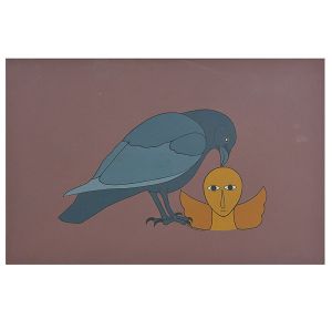 <b>ANTÔNIO MAIA</b><br>(1928-2008)<br>Prepotência<br>Acrílica s/ tela<br>Ass. e datado 1970 no centro inferior<br>36 x 37 cm