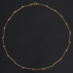 <B>Cordão </B>em ouro 18k com 5,30 gramas.