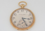 Relógio de bolso ou algibeira IWC Schaffhausen, todo montado em ouro 18k. Peso total com o movimento 65,40 gramas.