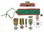 Conjunto de condecorações que pertenceram a um único militar brasileiro: Medalha de 10 anos de servi