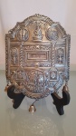 Antigo TORAH SHIELD  em Prata de Lei, com placas das festividades em hebraico C1234