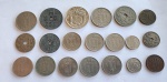 Numismática - (20) moedas diversas belgas.