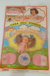 Brinquedo Antigo Bonequinha Casa Dos Sonhos Anos 80. Estoque antigo de loja