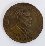 Medalha comemorativa aos 60 anos da Empresa de Mudanças A lusitana Roda - 1921-1981 - bronze - 120gr - 70mm