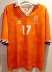 Camisa Oficial Seleção Holandesa,Laranja Mecânica, anos 90. jogador De Boer, número 17.