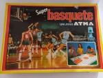 Antigo Super Basquete um jogo Atma, brinquedo em bom estado , faltando uma bolinha Fabricado pela Atma na déc. de 70.