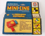 Brinquedo antigo, cartucho do desenho Trenzinho do Donald da Disney para projetor mini-cine da Estrela -