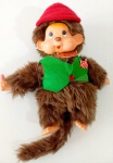 Boneco Antigo Macaquinho Macaco Tiko Estrela. Medindo aproximadamente 21 cm.