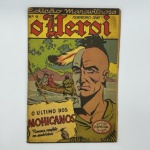 Gibi Edição Maravilhosa O Herói N.9 1948 neste número: O último dos Mahicanos, romance completo em q