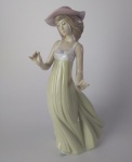 Antiga Escultura Dama Em Porcelana Lladró 14969 Rrdeco