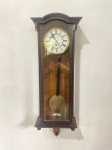 RELÓGIO - Raríssimo relógio de parede REGULADOR VIENNA, de um um furo com peso, mostrador esmaltado