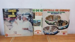 VINIL:  ESCOLAS DE SAMBA, 3 LPs ANOS 1978 E 1981/82  . LP EM BOM ESTADO, CAPA COM DESGASTES DE USO