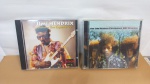 DOIS CDs: JIMI HENDRIX * SINAIS DE USO E TEMPO NA CAPA, MAS NADA GRITANTE