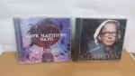 DOIS CDs: DAVE MATTHEWS BDAN / ERIC CLAPTON * SINAIS DE USO E TEMPO NA CAPA, MAS NADA GRITANTE