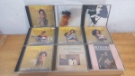 LOTE: 9 CDs GAL COSTA E OUTROS,  SINAIS DE USO E TEMPO NA CAPA, MAS NADA GRITANTE