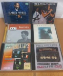 LOTE: 6 CDs: BARRY WHITE, SANTANA, VANGELIS, TINA TURNER, PHIL COLLINS,  SINAIS DE USO E TEMPO NA CAPA, MAS NADA GRITANTE