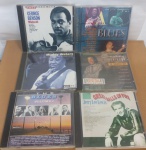 LOTE: CDs: JAZZ, MUDDY WATERS E OUTROS  SINAIS DE USO E TEMPO NA CAPA, MAS NADA GRITANTE