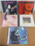 LOTE: CDs:  MARISA MONTE, ROSA PASSOS, MARINA , LEILA PINHEIRO   SINAIS DE USO E TEMPO NA CAPA, MAS NADA GRITANTE