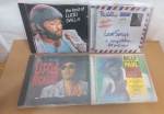 LOTE: CDs: LITTLE RICHARD, LUCIO DALLA, BILLY PAUL, PHIL COLLINS SINAIS DE USO E TEMPO NA CAPA, MAS NADA GRITANTE