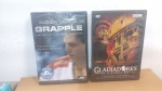 DVD: ROGER GRACIE / GLADIADORES * MÍDIAS EM BOM ESTADO. CAPA EM BOM ESTADO.