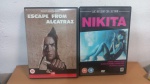 DVD: NIKITA / ESCAPE FROM ALCATRAZ * MÍDIAS EM BOM ESTADO. CAPA EM BOM ESTADO.