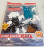 Caixa Blister Conjunto de acessórios Gi Joe Arctic Lowlight G-2 - Hasbro ano 2001