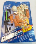 Gijoe acessórios, camuflagem do deserto. Equipamentos para missão para boneco Falcon - hall da Fama. Blister lacrado , Hasbro 1993.