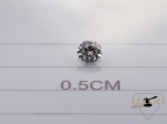1 Diamante Aprox. 25 Pontos (0,25 CT), Qualidade VS1, Cor I , Lap. Abrilhantado (MM 4,16), (Acompanh