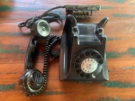 TELEFONE TARTARUGA ANTIGO PRETO DE BAQUELITE