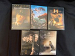 LOTE COM 05 DVDS  FILMES  MARAVILHOSOS