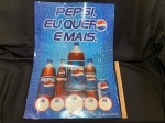 CARTAZ ORIGINAL ANOS 2000 -PEPSI COLA EU QUERO MAIS