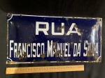 PLACA FRANCISCO MANUEL DA SILVA -MARCAS DO TEMPO