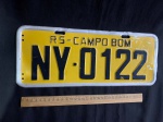 PLACA DE CARRO CAMPO BOM