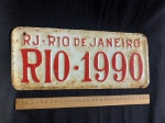 PLACA DE FERRO   RIO 1999